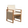 Conjunto de Mesa con Sillas Home ESPRIT Marrón Cuerda Madera de eucalipto 230 x 100 x 75 cm
