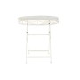 Mesa de Comedor Home ESPRIT Blanco Metal 70 x 70 x 73 cm