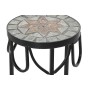 Juego de 3 mesas Home ESPRIT Negro 30 x 30 x 69 cm (3 Piezas)