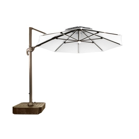 Sombrilla Home ESPRIT Gris oscuro Marrón claro 290 x 350 x 280 cm