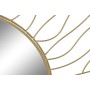 Miroir mural Home ESPRIT Doré 70 x 2 x 70 cm