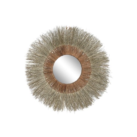 Miroir mural Home ESPRIT Marron Naturel Tropical 130 x 17 x 130 cm