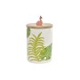 Boîte DKD Home Decor Porcelaine Blanc Vert Bambou Flamenco Tropical