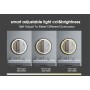 Miroir mural Home ESPRIT Noir Moderne 80 x 2 x 80 cm