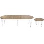 Table de Salle à Manger Home ESPRIT Blanc Sapin 100 x 100 x 78 cm