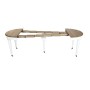Mesa de Comedor Home ESPRIT Blanco Abeto 100 x 100 x 78 cm