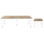 Table de Salle à Manger Home ESPRIT Blanc Sapin 100 x 100 x 78 cm