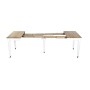 Table de Salle à Manger Home ESPRIT Blanc Sapin 100 x 100 x 78 cm