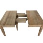 Table de Salle à Manger Home ESPRIT Naturel Sapin 100 x 100 x 78 cm