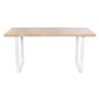 Mesa de Comedor Home ESPRIT Marrón Negro Hierro Madera MDF 160 x 90 x 75 cm