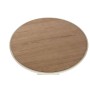 Mesa auxiliar Home ESPRIT Beige Natural 75 x 75 x 75,5 cm