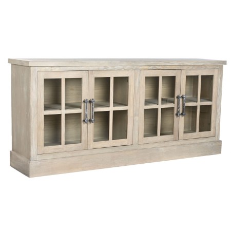 Buffet Home ESPRIT Naturel Bois Verre 180 x 40 x 82 cm