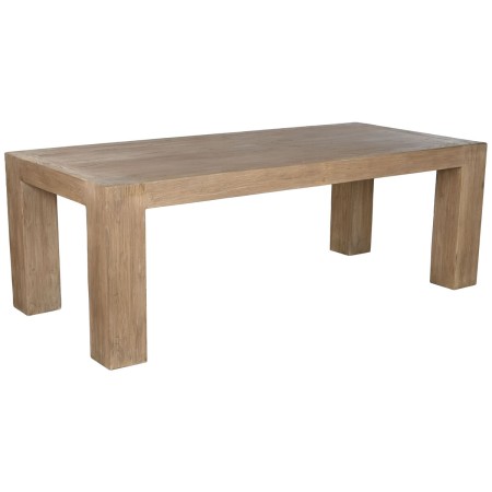 Mesa de Comedor Home ESPRIT Natural Madera de olmo 220 x 100 x 76 cm