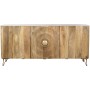 Buffet Home ESPRIT Doré Naturel Métal Bois de manguier 160 x 45 x 75 cm