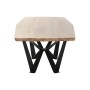 Table de Salle à Manger Home ESPRIT Métal Bois d'acacia 220 x 100 x 76 cm
