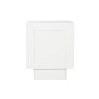 Mesita de Noche Home ESPRIT Blanco Natural 40 x 35 x 50 cm