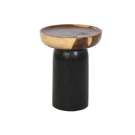 Table d'appoint Home ESPRIT Noir Naturel 35 x 35 x 46 cm