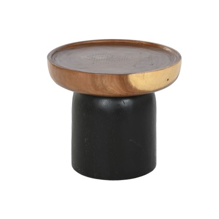Table d'appoint Home ESPRIT Marron Noir 39 x 39 x 35 cm