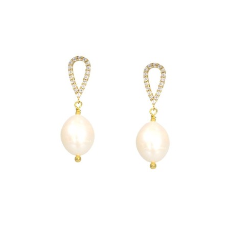 Boucles d´oreilles Femme New Bling 9NB-PRL9C Doré