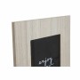 Cadre photo DKD Home Decor Naturel Noir Blanc Bois MDF Maisons Scandinave (21,5 x 2 x 26,5 cm) (2 Unités)