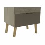 Caisson à Tiroirs DKD Home Decor Naturel Doré MDF Feuille d'une plante (42 x 33 x 86 cm)