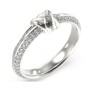 Bague Femme Guess JUBR04057JWRH56 Argenté 16