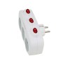Ladrón de enchufe Esperanza ELK307W 3 Enchufes