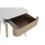 Table de Nuit DKD Home Decor Blanche Naturel Bois (35 x 34,5 x 52 cm)