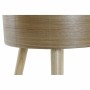 Banquette DKD Home Decor  Naturel Beige Polyester Bois MDF (40 x 40 x 41 cm)