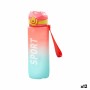Bouteille d'eau Bewinner Multicouleur 600 ml 7,4 x 7,4 x 19 cm (12 Unités)