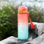 Bouteille d'eau Bewinner Multicouleur 600 ml 7,4 x 7,4 x 19 cm (12 Unités)