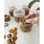 Tarro Algon 280 ml 8,5 x 6,5 cm (4 Piezas) (12 Unidades)