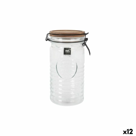 Tarro de Cristal La Mediterránea ACACIA 1 L (12 Unidades)