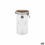 Tarro de Cristal La Mediterránea ACACIA 1 L (12 Unidades)
