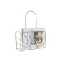 Porte-revues DKD Home Decor Doré Fer (32 x 11 x 41 cm)