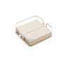 Porte-serviettes Quttin Métal 22 x 22 x 6 cm (6 Unités)
