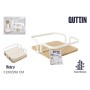 Porte-serviettes Quttin Métal 22 x 22 x 6 cm (6 Unités)
