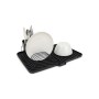 Escurridor para Fregadero Quttin Negro 43 x 30,8 x 12 cm (4 Unidades)
