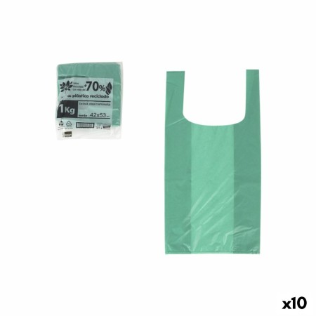 Bolsa reutilizable Inde Verde 42 x 53 cm (10 Unidades)