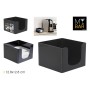 Porte-serviettes My Bar COCKTAIL Noir Plastique 12,8 x 12,8 x 8,8 cm (24 Unités)