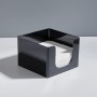 Porte-serviettes My Bar COCKTAIL Noir Plastique 12,8 x 12,8 x 8,8 cm (24 Unités)