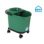 Seau de Lavage Kety Vert 16 L 40,5 x 30 x 35 cm (6 Unités)