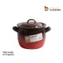 Marmite avec couvercle La Estrella Fuego ø 12 x 11 cm (4 Unités)