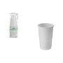 Set de Vasos Algon Blanco 300 ml 20 Piezas (24 Unidades)