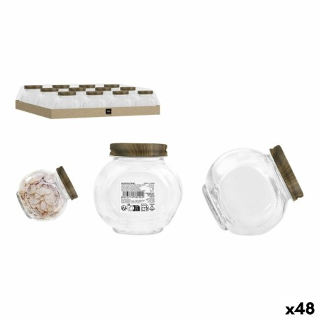 Pot en verre La Mediterránea WOOD 280 ml (48 Unités)