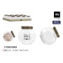 Pot en verre La Mediterránea WOOD 280 ml (48 Unités)