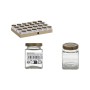 Pot en verre La Mediterránea WOOD 120 ml (96 Unités)