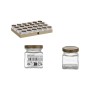 Tarro de Cristal La Mediterránea WOOD 60 ml (72 Unidades)