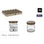 Pot en verre La Mediterránea WOOD 50 ml (48 Unités)