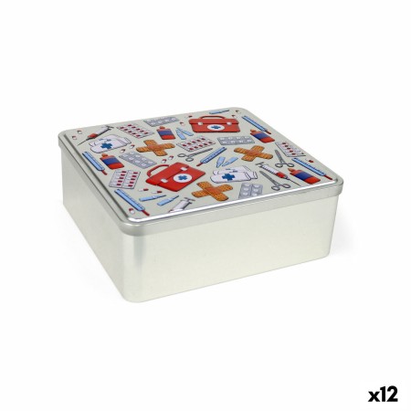 Boîte Multiusage Confortime Nurse Métal 23,7 x 22,2 x 8,9 cm (12 Unités)
